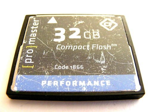 Scheda compact flash - flash, 32gb