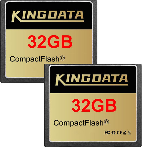 Compact flash card 2pack 32gb - flash,